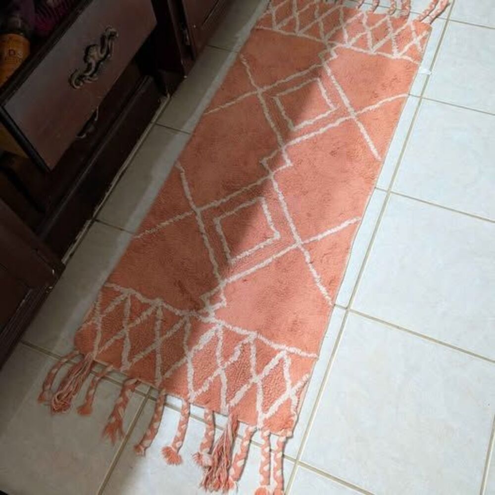 Southwestern Terracotta Runner Bath Mat from Urban Outfitters